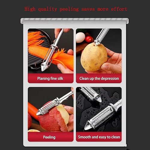 Miniatura 3 de peladores de patatas, pelador de patatas, pelador de papas, el pelador multifuncional es adecuado para papas, todas las frutas y verduras y también