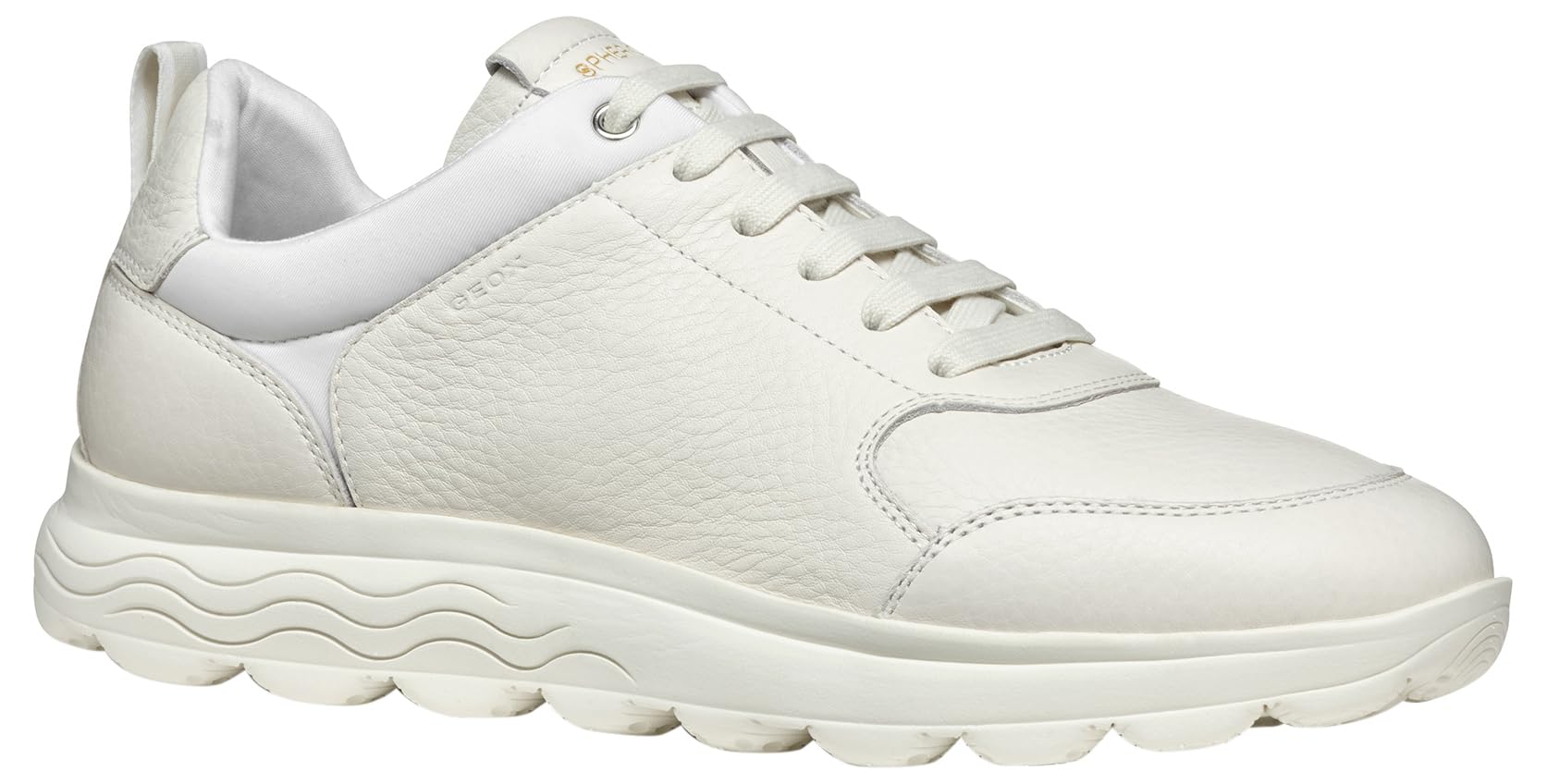 Geox Men's U SPHERICA A Sneaker, White, 6.5 UK