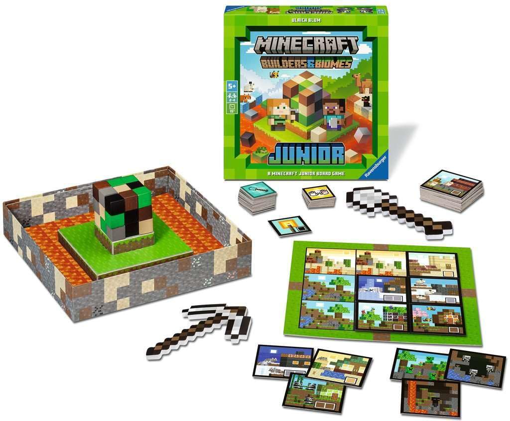 Image secondaire de Ravensburger Minecraft Builders & Biomes Junior - Jeu Coopératif pour Enfants
