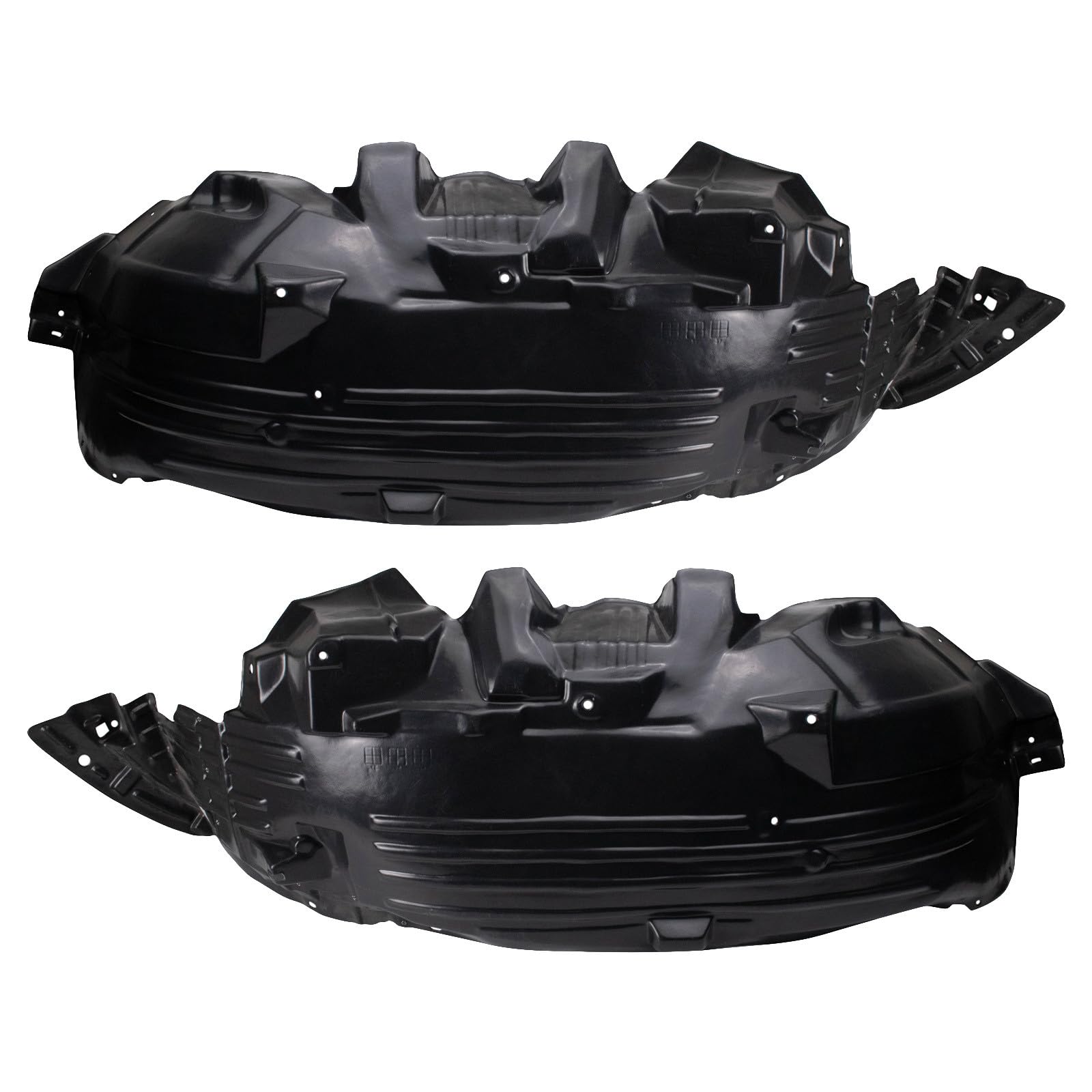 TRQ Front Inner Fender Liner Set | For 2008-2010 Infiniti QX56 2004-2010 Nissan Titan IN1248125 IN1249125 NI1250126 NI1251126