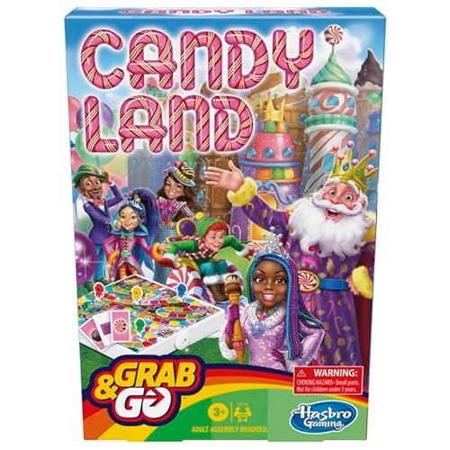 Candy Land SDC0001 Grab And Go Travel Board Game cover