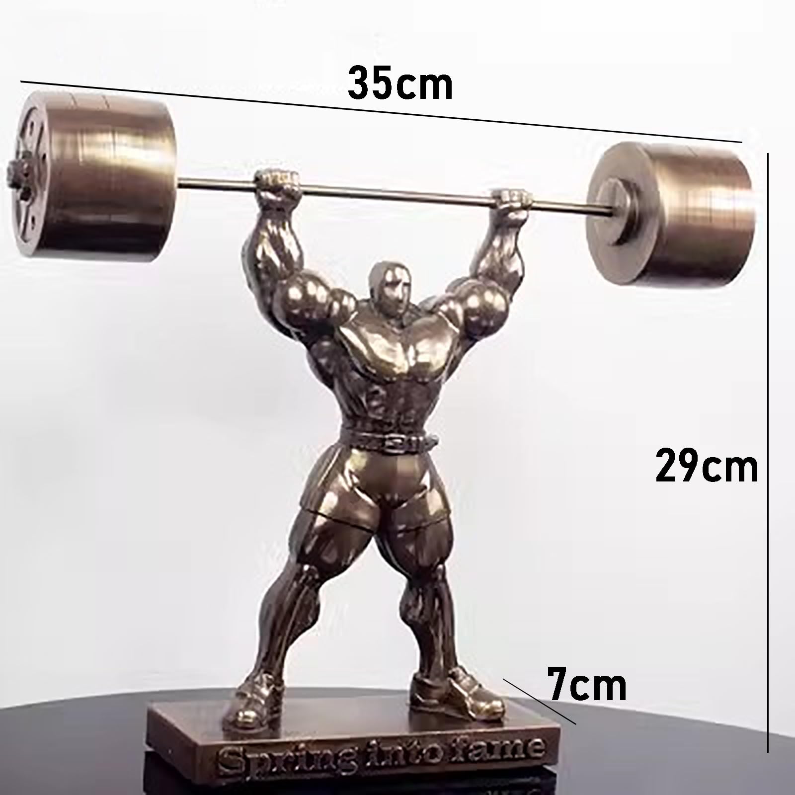 Amazon.co.jp: 重量挙げヘラクレス選手装飾リビングルームジムマッチョ 