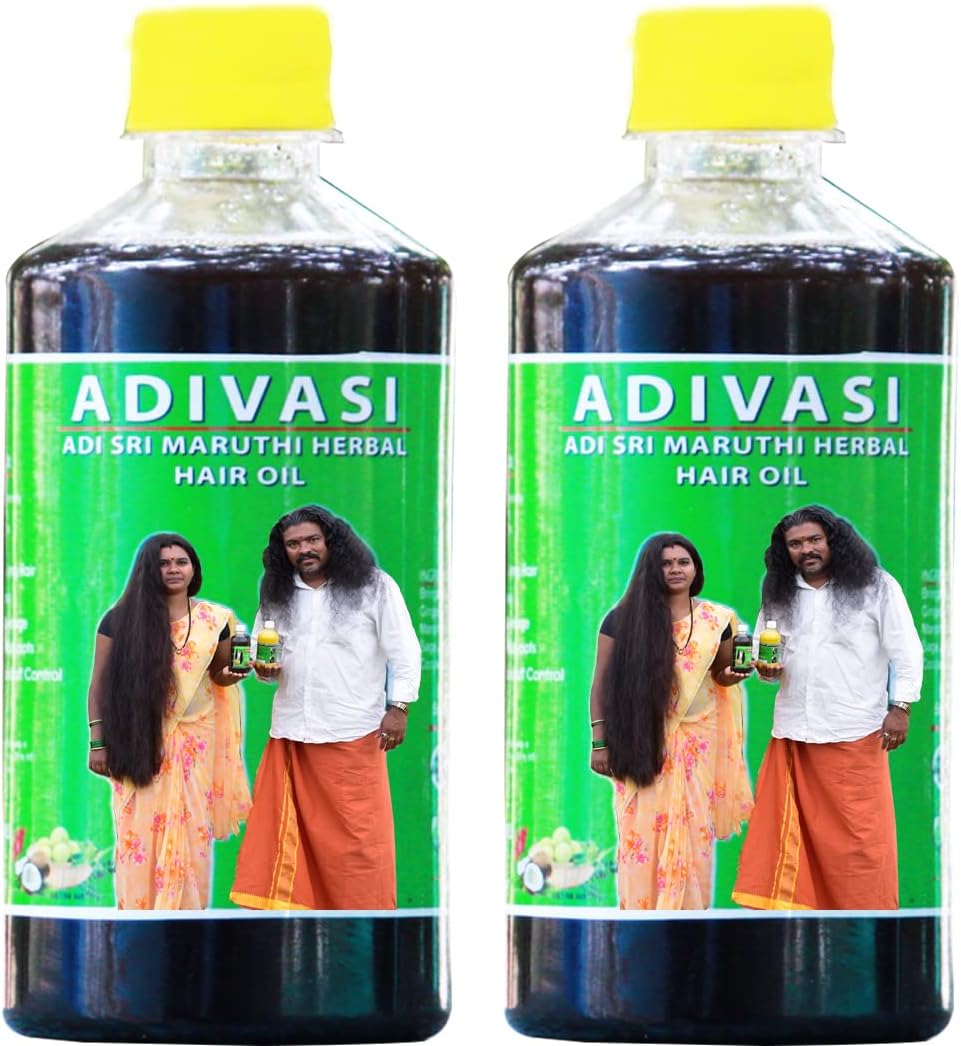 Adivasi Hair Oil made by Pure Adivasi Ayurvedic Herbs 1000ML ( Natural Hair Oil )
