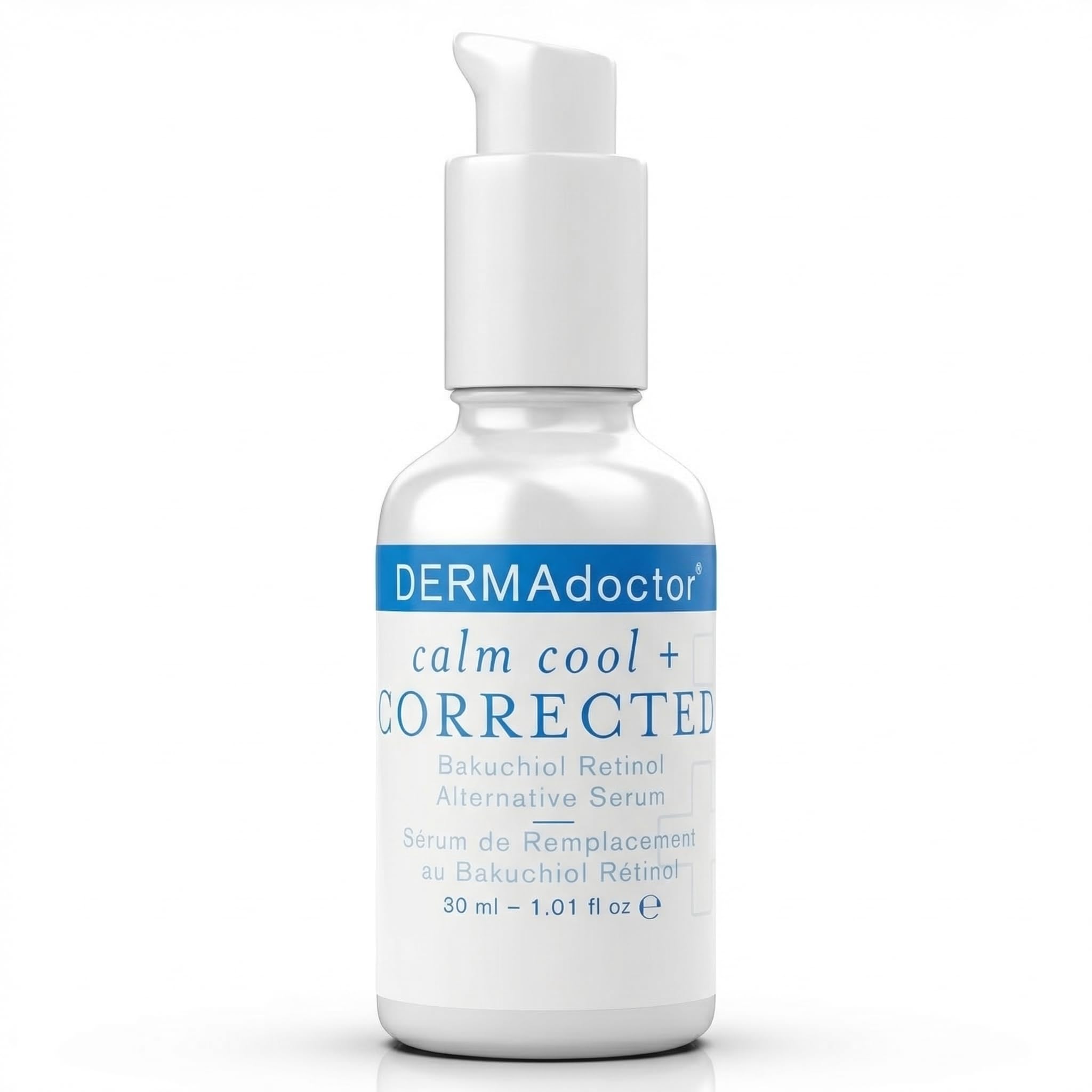 DERMAdoctor Cool + Corrected Bakuchiol Siero Alternativa al Retinolo per Pelle Secca, Sensibile, Rosacea o Soggetta a Eczema (30 ml)