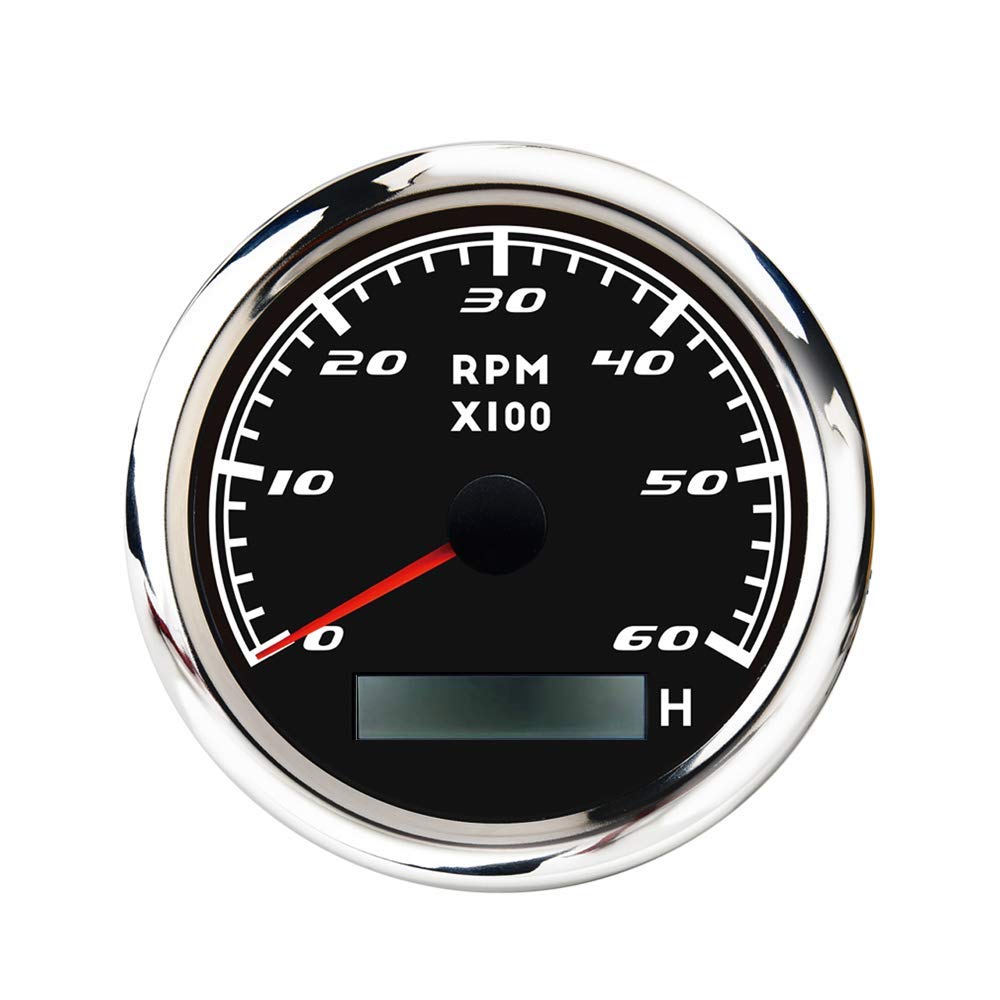 Buy MOTOR METER RACING W Pro Boat Car Tachometer Hour Meter 6000 RPM