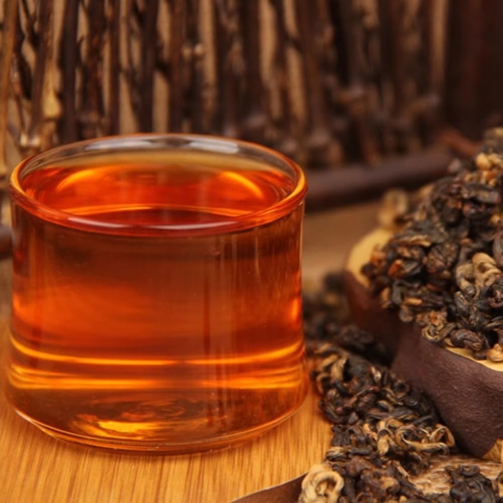 Premium Yunnan Wczesnowiosenna Czarna Herbata Miodowa Dianhong Pachnąca - Jinluo Luźna Herbata Liściasta 200g