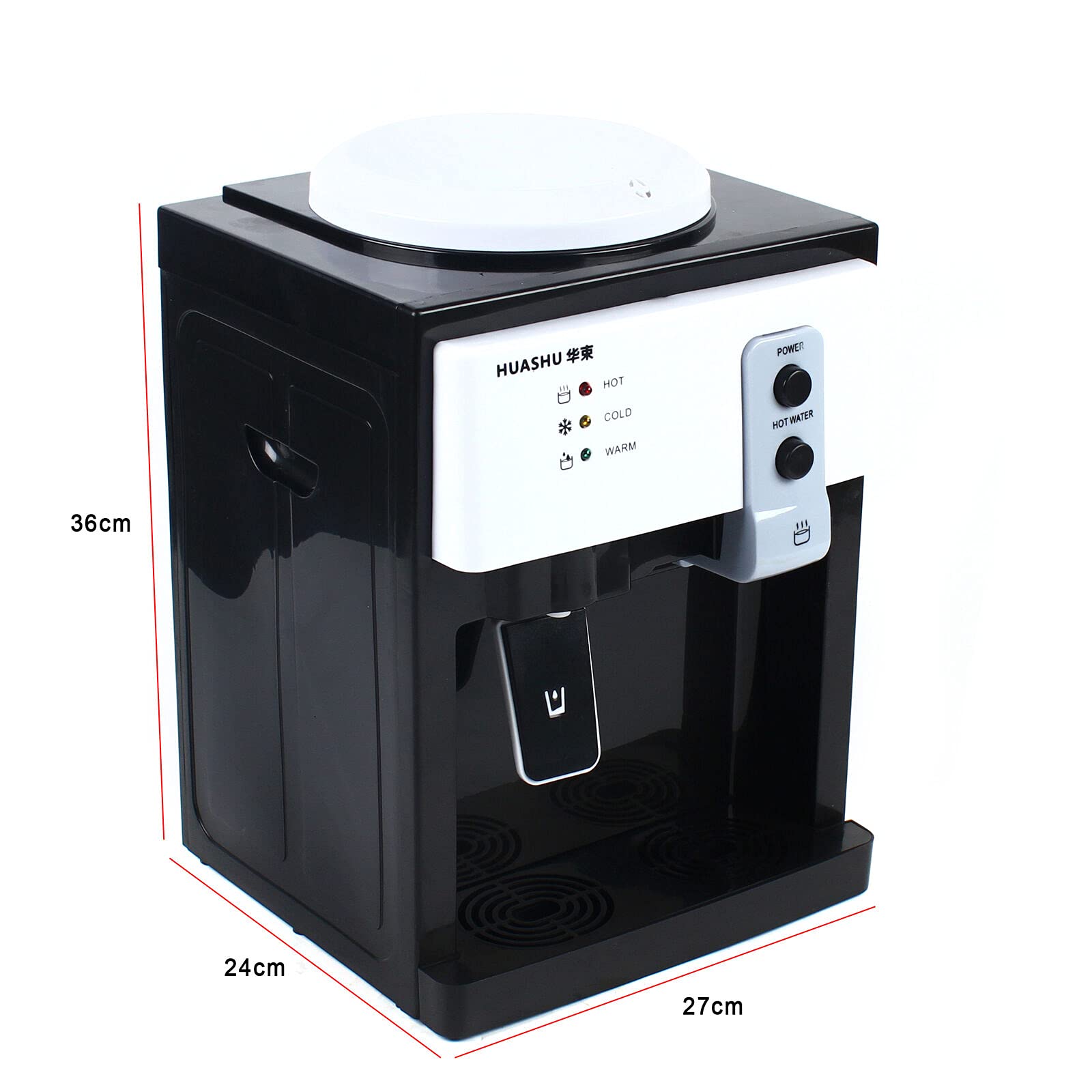 Top-Mounted countertop Water Dispenser 5 gallons hot/ice/Cold top-Mounted Water Dispenser, Suitable for Home Office use