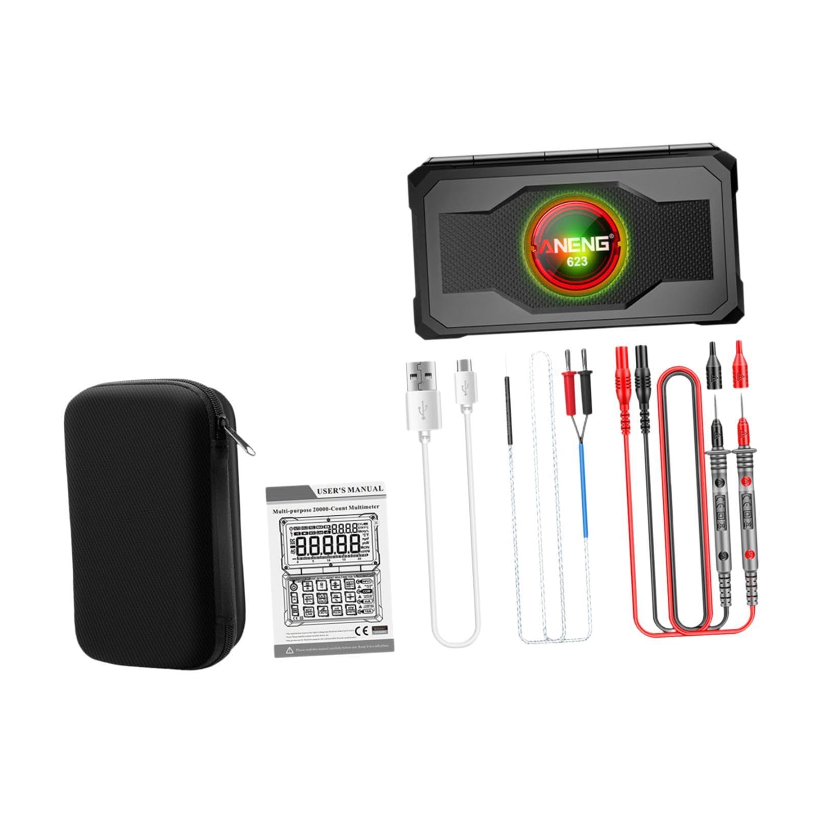 Digital Multimeter, Professional Tester, Display, Voltage Meter, Flip-top Multimeter, Car Repair Test Multimeter