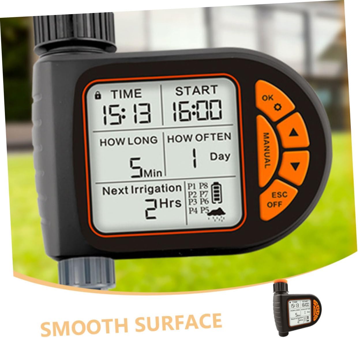 Automatic Garden Watering Timer Irrigation Controller for Outdoor Lawn Balcony Drip System Precise Water Control Easy Setup Versatile Planting Scenarios