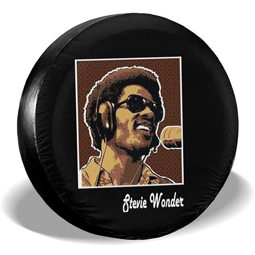 Emiuly Spare Tire Cover Singer Stevie Wheel Covers Universal Tires Protectors 16 inch