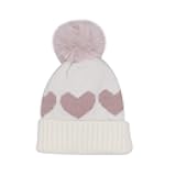 Baby Winter Beanie Hat Cute Cable Knitted Ski Skull Cap with Pom Pom for Boys Girls