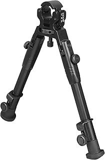 CCOP Universal Barrel Clamp-On Mount Adjustable Tactical Rifle Bipod, Small,Black - CCOP