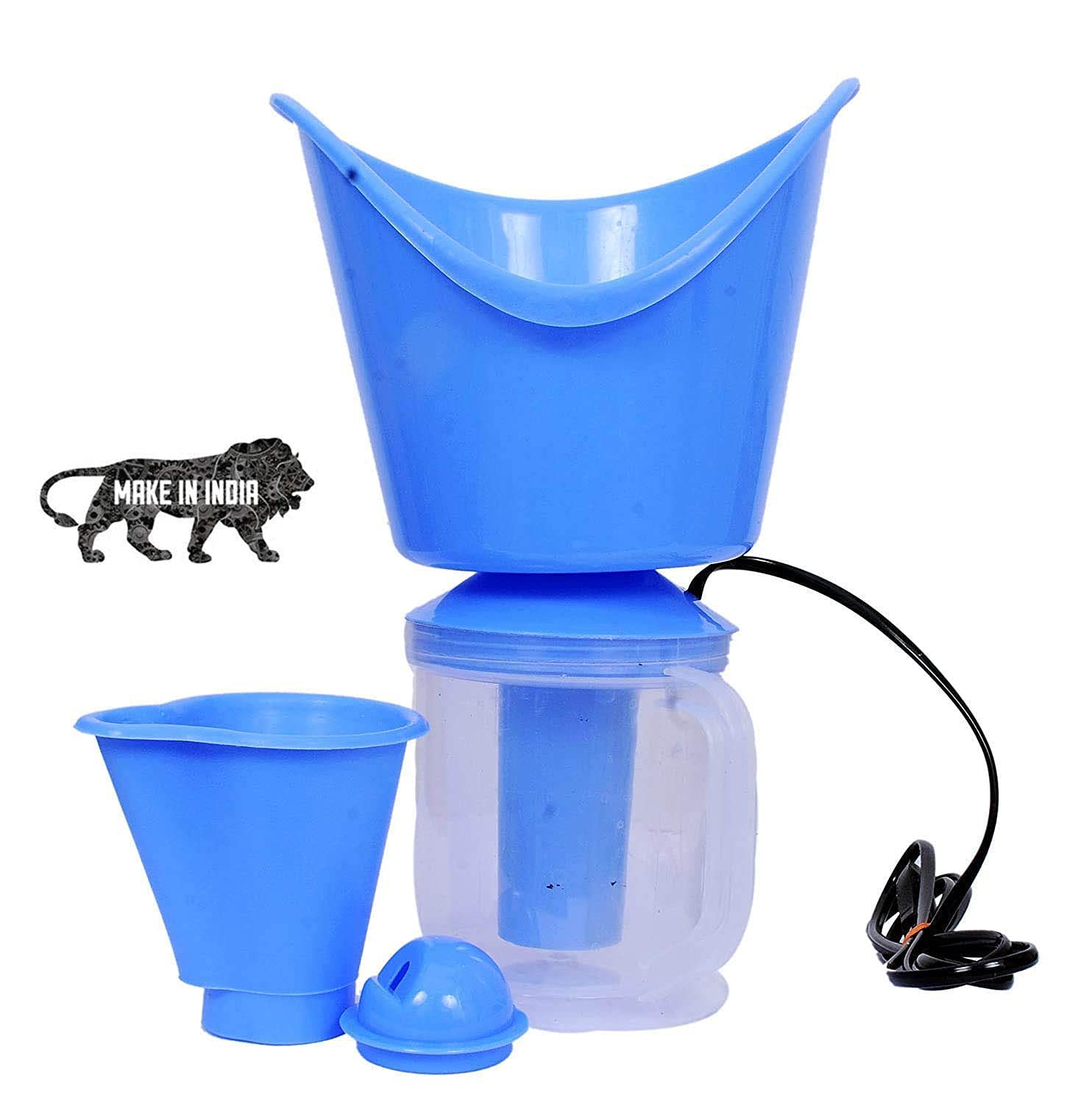 ASGTRADE Nano-Cure Facial Steamer & Medical Steam Inhaler Steamer Vaporizer with Nano-Ionic Technology, UV Sterilization, Steamer For Facial And Cold And Cough- Assorted Color (Vaporizer)