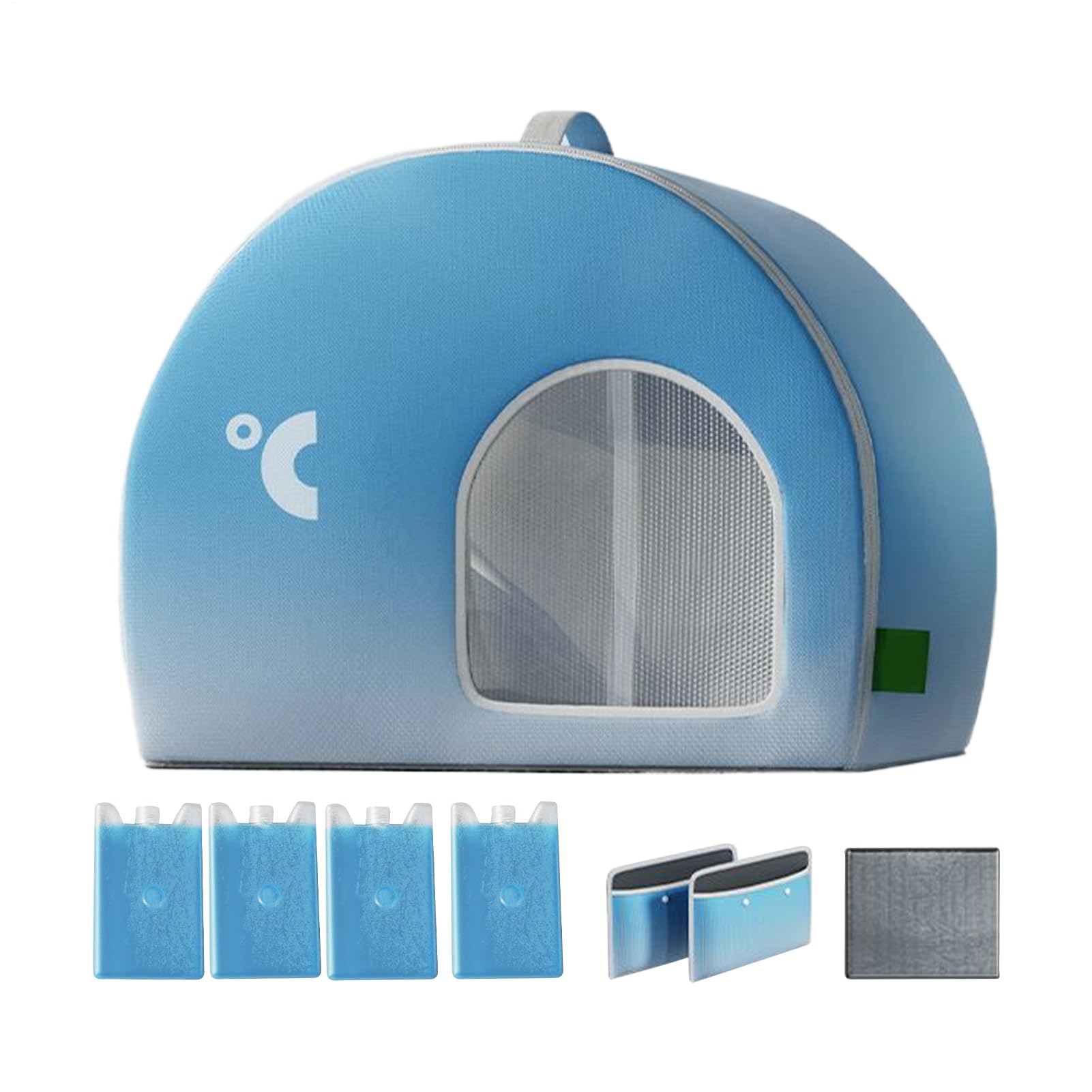 Maison de refroidissement pliable contre la chaleur pour le repos des chats et chiens