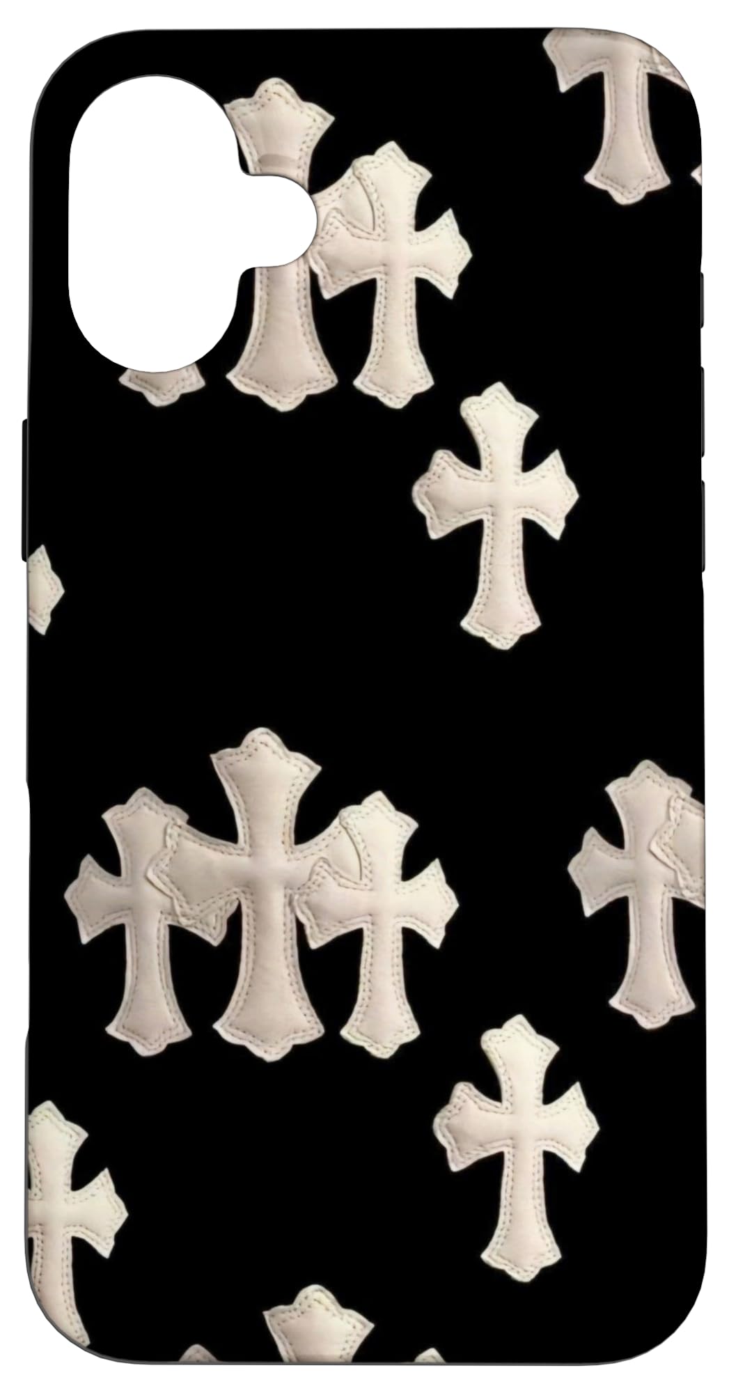 iPhone 16 Plus B&W crosses Case