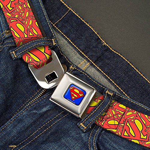 Cinturón Superman de 1.5 pulgadas de ancho con hebilla ajustable 2