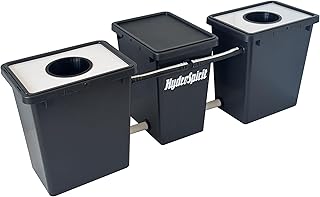 Aerostream RDWC Hydroponik Grow System – Wasserfall Sauerstoffanreicherung, Deep Water Culture (DWC) Hydrokultur, Anbausystem, rezirkulierend, leise & wartungsarm, hohe Erträge
