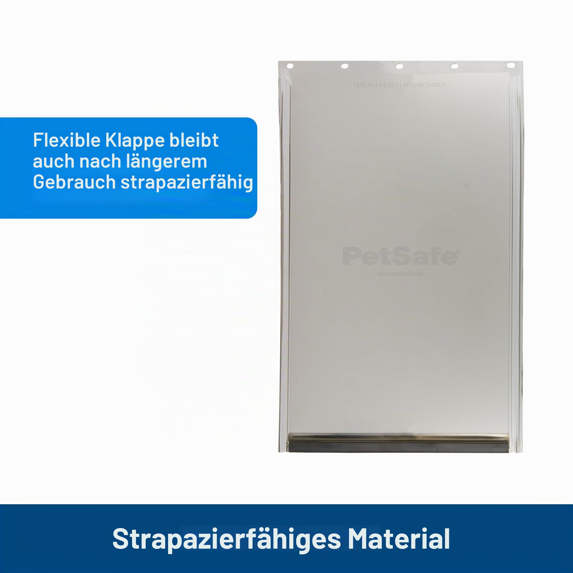 PetSafe Ersatzklappe für Staywell 640 Large, 10 1/8 "x 15 3/4", PAC11-11039, getöntes Vinyl, magnetisch