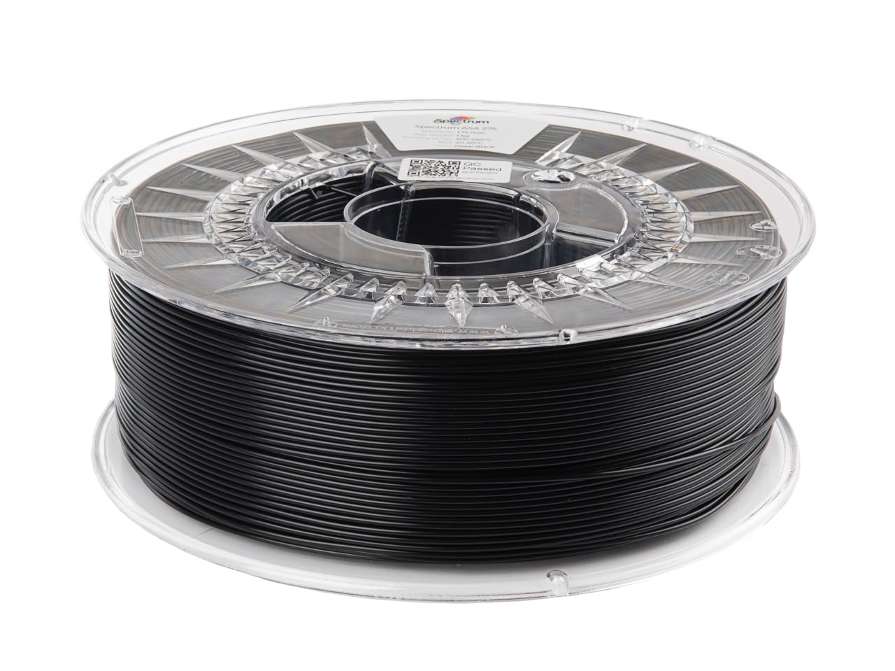 Spectrum Filaments - Filament ASA 275 1.75mm, DEEP BLACK, 1kg Szpula, Materiały do druku 3D, 3D Printer Printing Materials