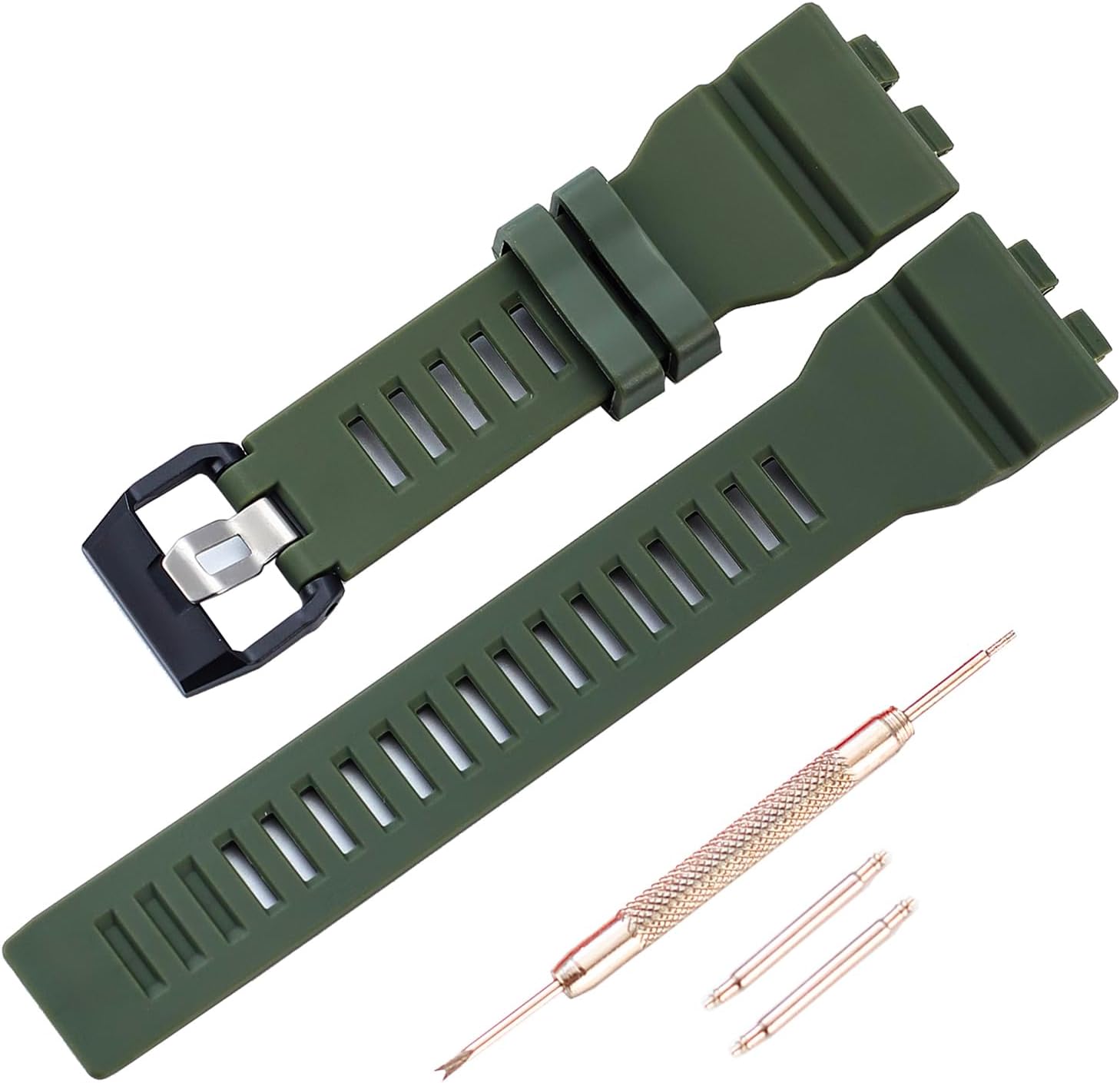 Rihahisy Soft Silicone Replacement Strap for Casio GBD-800/GMA-B800 Men's Strap Watch Accessories