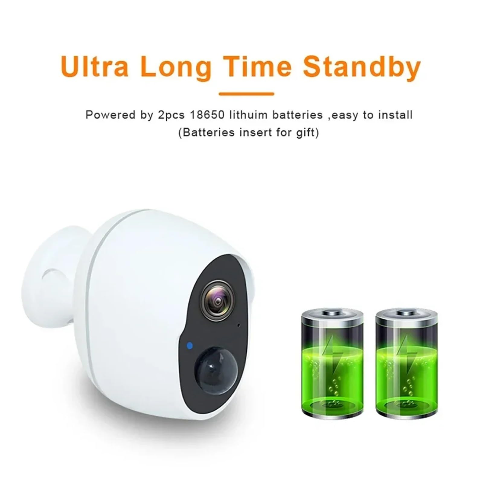 Telecamera IP esterna WiFi a batteria 1080P