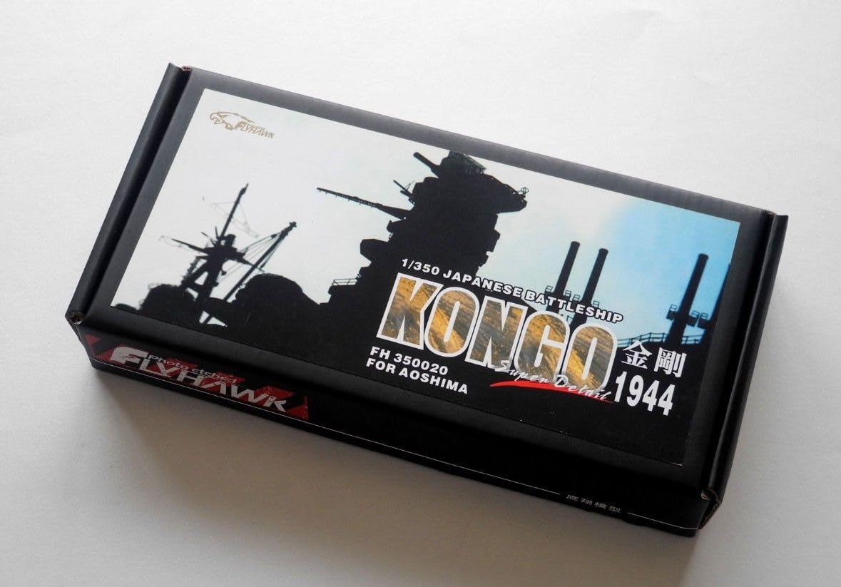 Pancernik niepomalowany 1/350 II wojny światowej IJN Pancernik Kongo 1944 dla Aoshima 041178