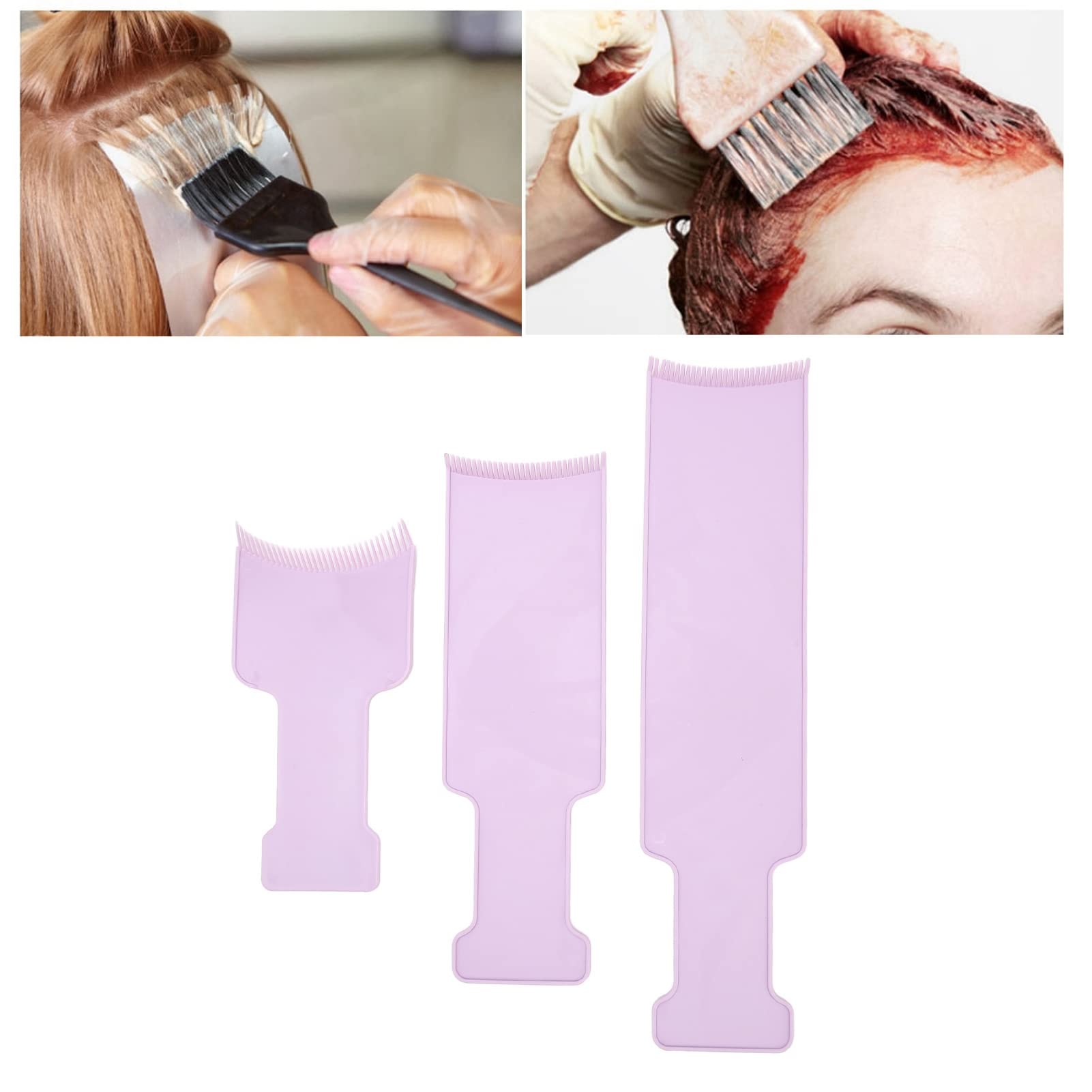 Balayage Board, Set di Strumenti per Evidenziare la Colorazione dei Capelli 3 Pezzi Balayage Highlighting Board per Barbiere Dye Paddle Set per Evidenziazione dei Capelli per