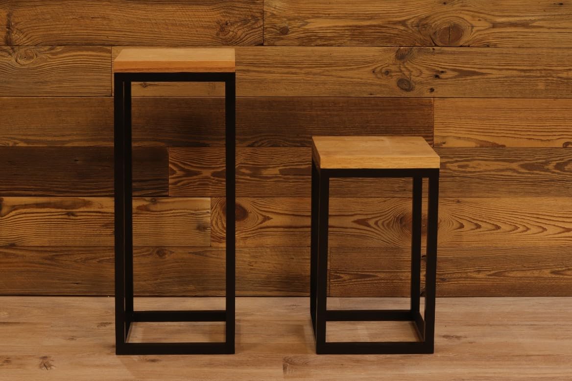 Kwietnik Stojący Duży Stojak na Kwiaty 62 cm Dębowy Drewniany