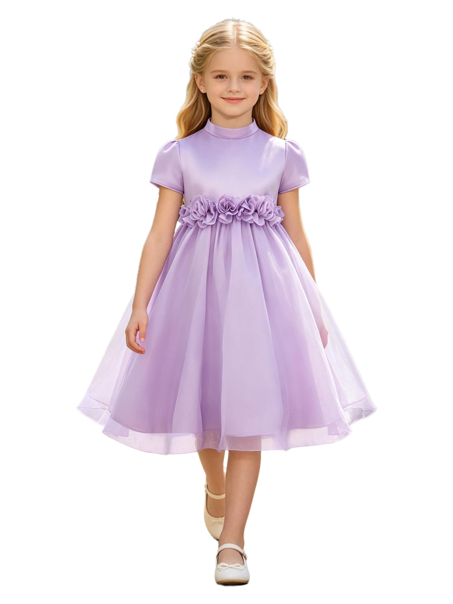 Vestido de iglesia para niña ideal para comuniones domingos y eventos formales 6