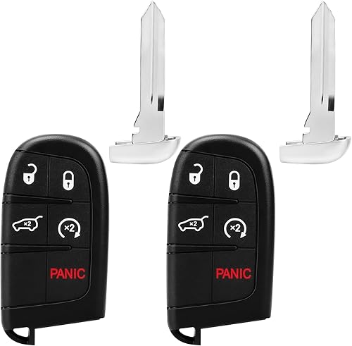 Llavero inteligente de repuesto para Grand Cherokee 2014 2015 2016 2017 2018 2019 2020 2021 2022, M3N40821302 68143505AC 68143505AA con llave de