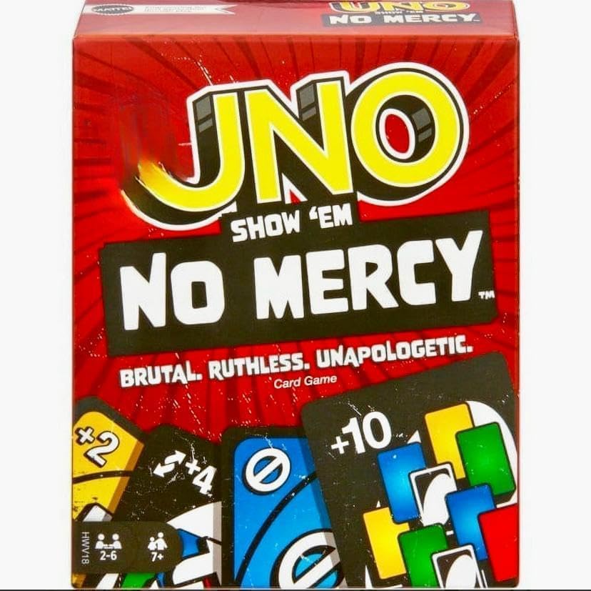 No Mercy Board Game, Brutal, Ruthless, Unapologetic | Show ‘Game in Storage & Travel Tin for Kids, Adults & Family Night with Extra Cards, Special Rules & Tougher Penalties (B0DHW5CDYZ) Amazon Price History, Amazon Price Tracker