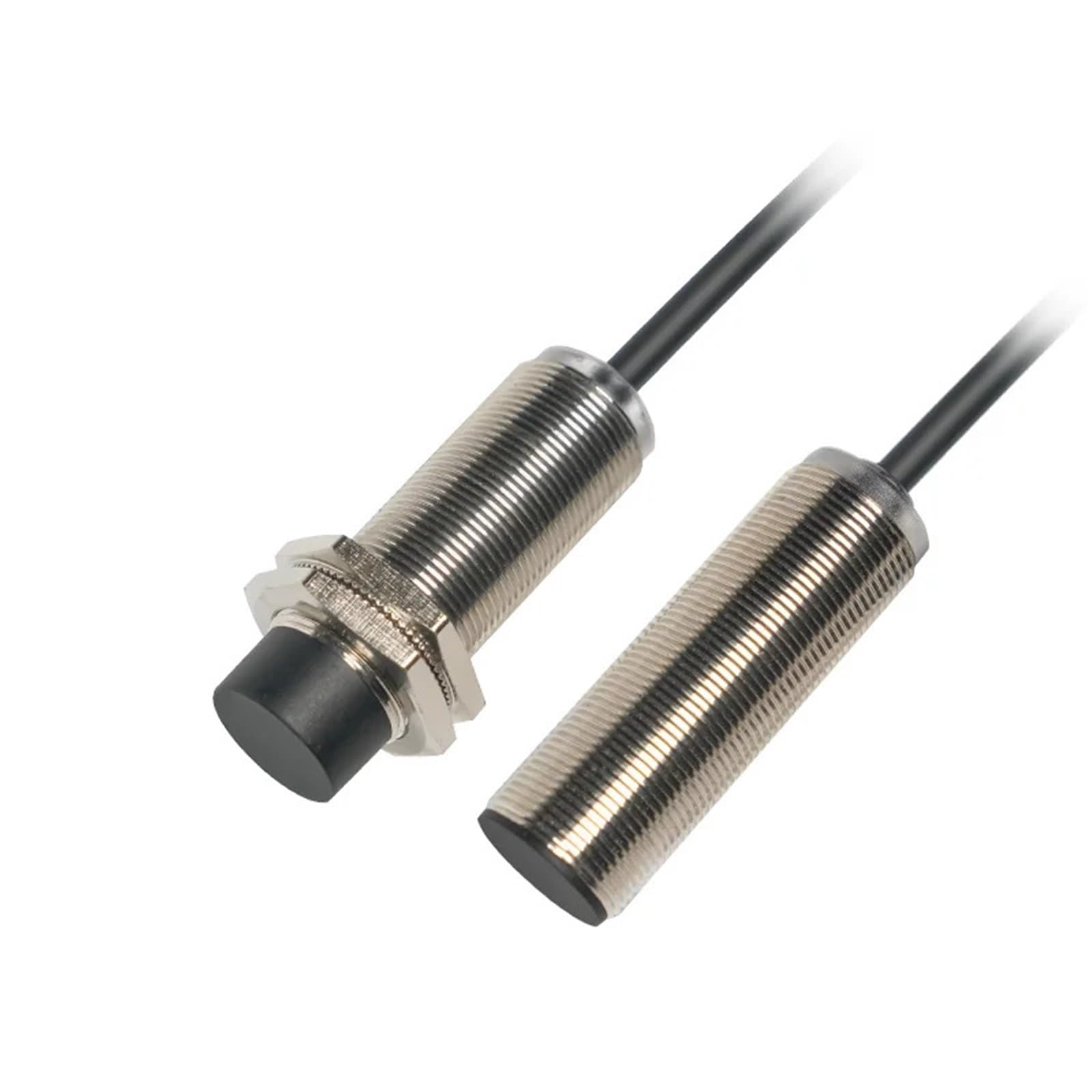 El sensor de metal M18 de larga distancia detecta distancia de cobre, aluminio y acero sin atenuación. Interruptor de proximidad impermeable IP68 (E2F-M18KN12W-N1)