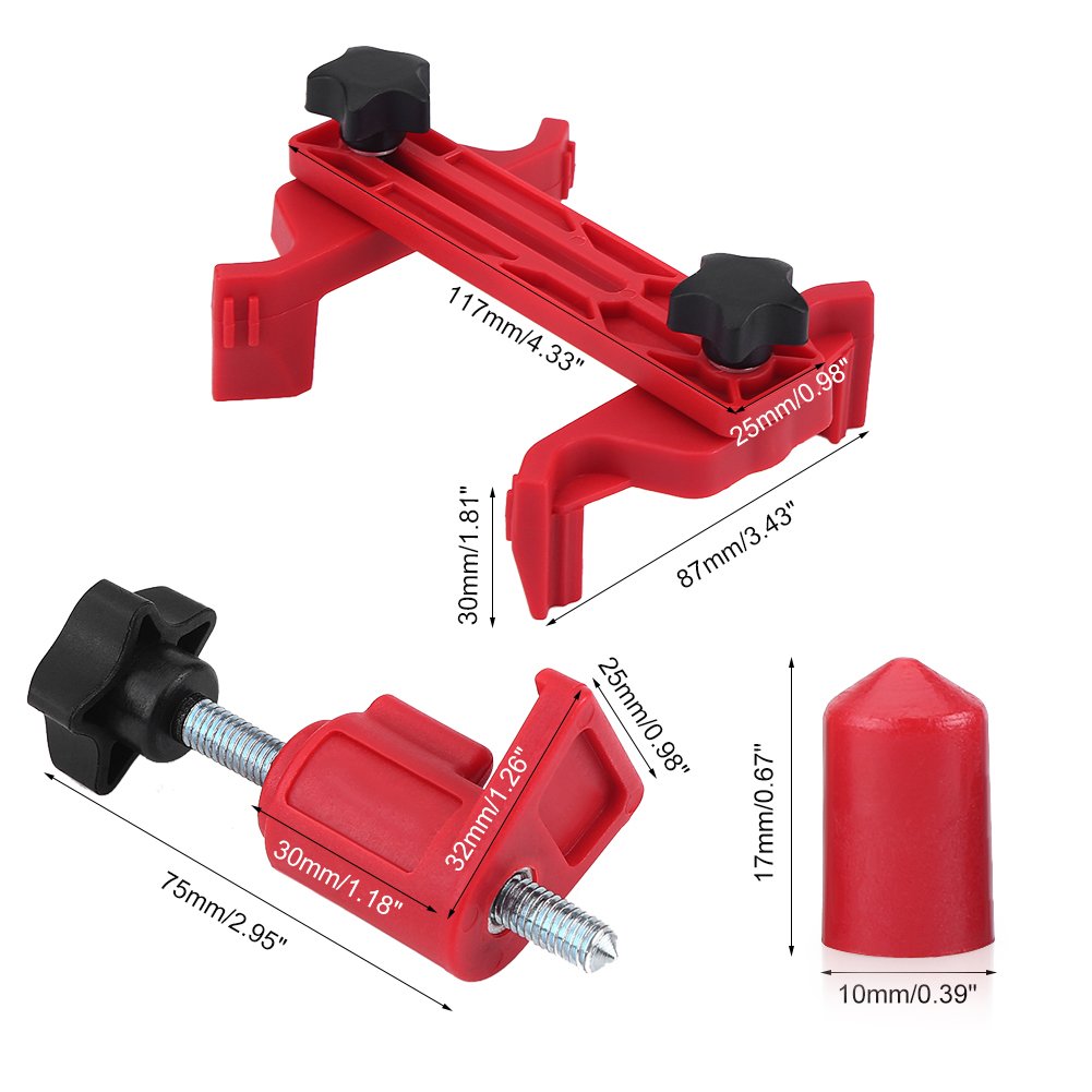 kit messa in fase universale + Morsetto per camme | Kit di attrezzi per bloccaggio ingranaggi pignone dentato motore albero a camme doppio 9pcs auto