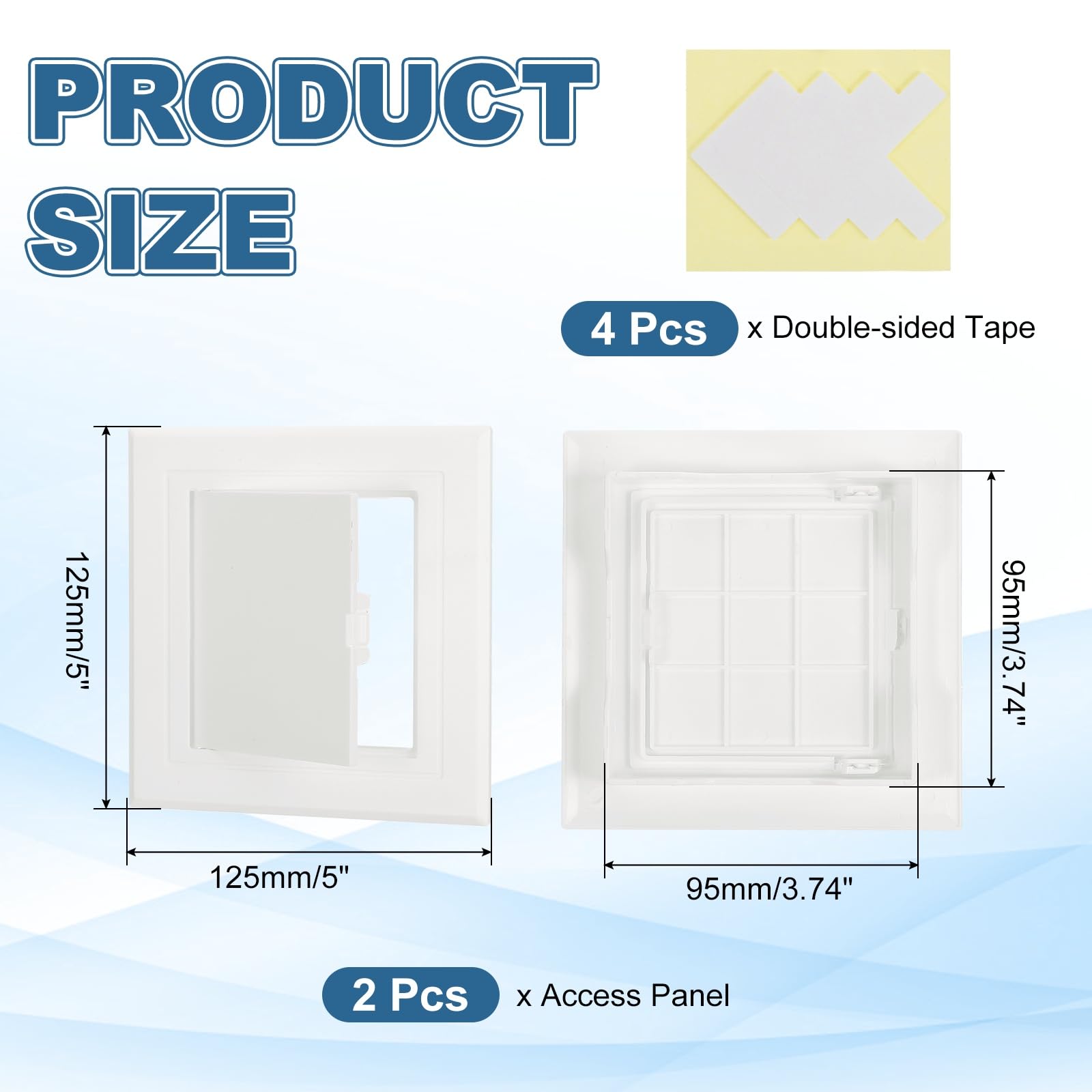 PATIKIL Access Panel for Drywall 95x95mm - Image 2