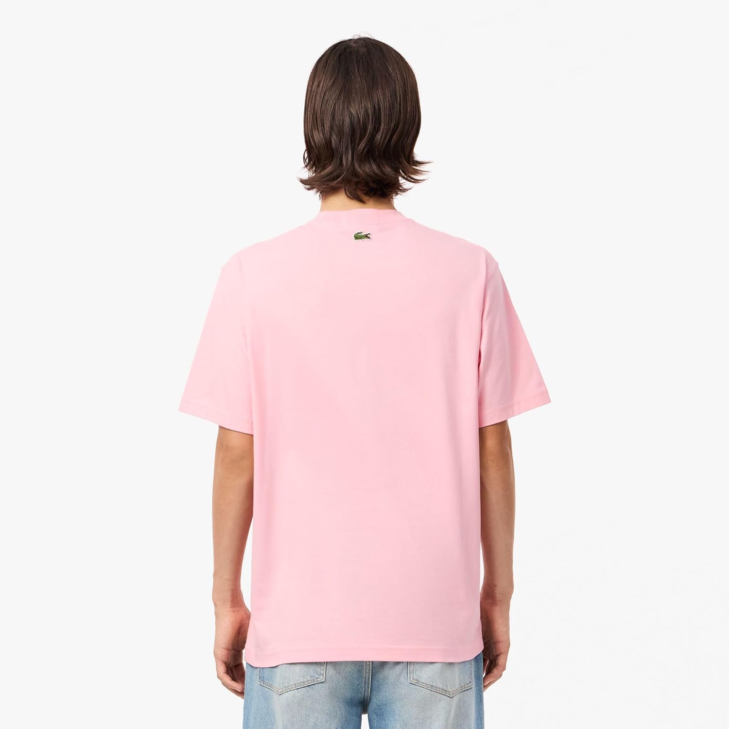 Lacoste Men's Signature Print Cotton T-Shirt