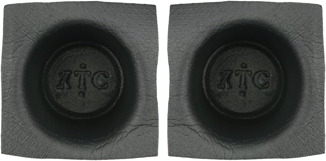 Install Bay Speaker Baffle 6 1/2 Inch Round Large Frame Pair- VXT60, Black