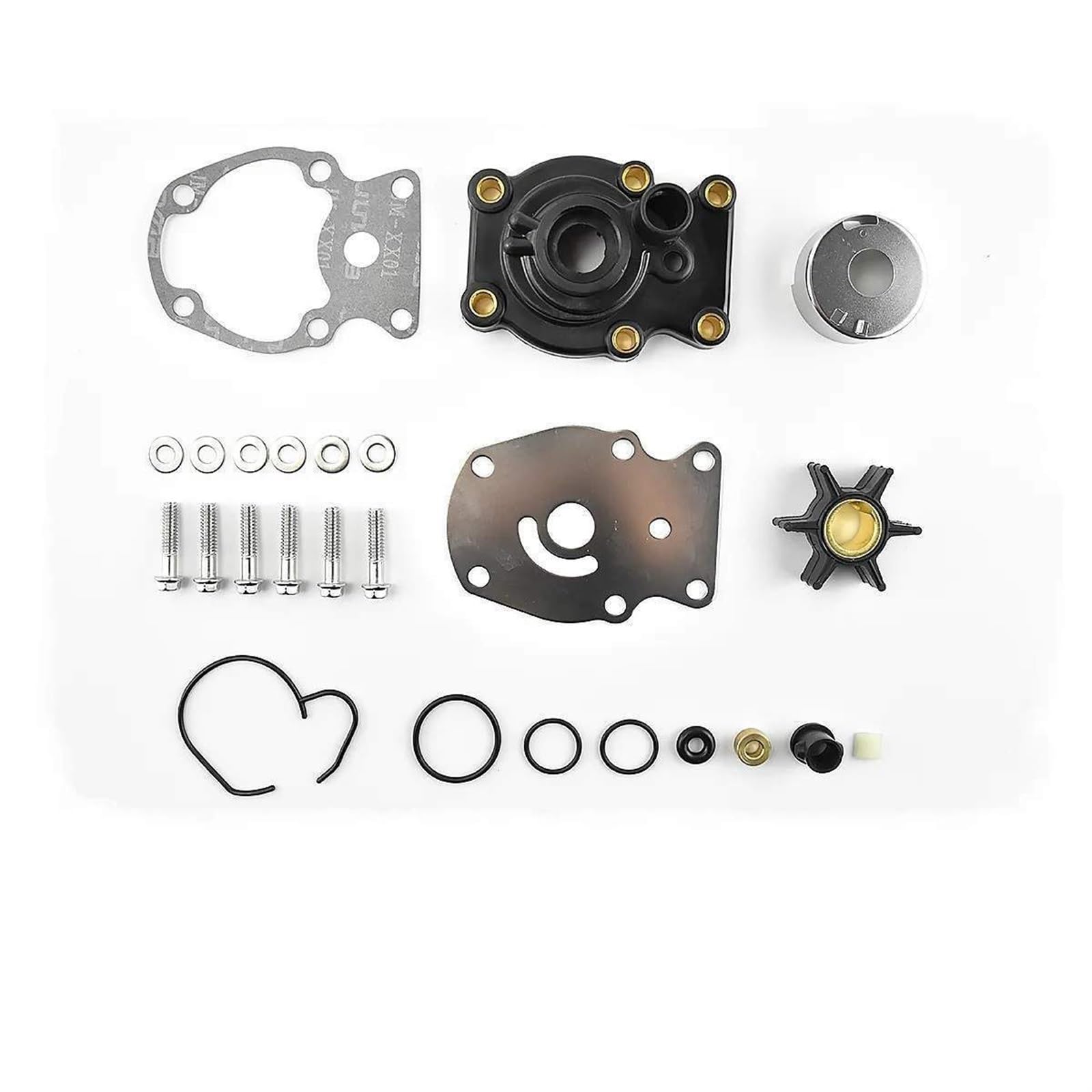 Kit Riparazione Pompa Acqua Con Alloggiamento Per Johnson Evinrude OMC 20-35 HP – Ricambio 393630 - 2