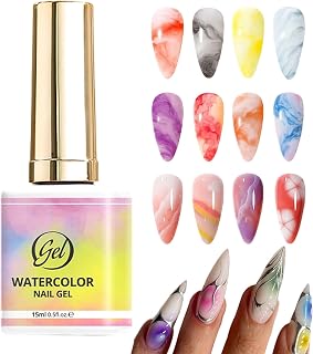 Marble Ink for Nails Marble Long-Lasting Manicure Tools | Japanese Nail Decoration for Salon Home Wedding Party Valentine's Day Birthday Spring Travel Women Builder Beginner