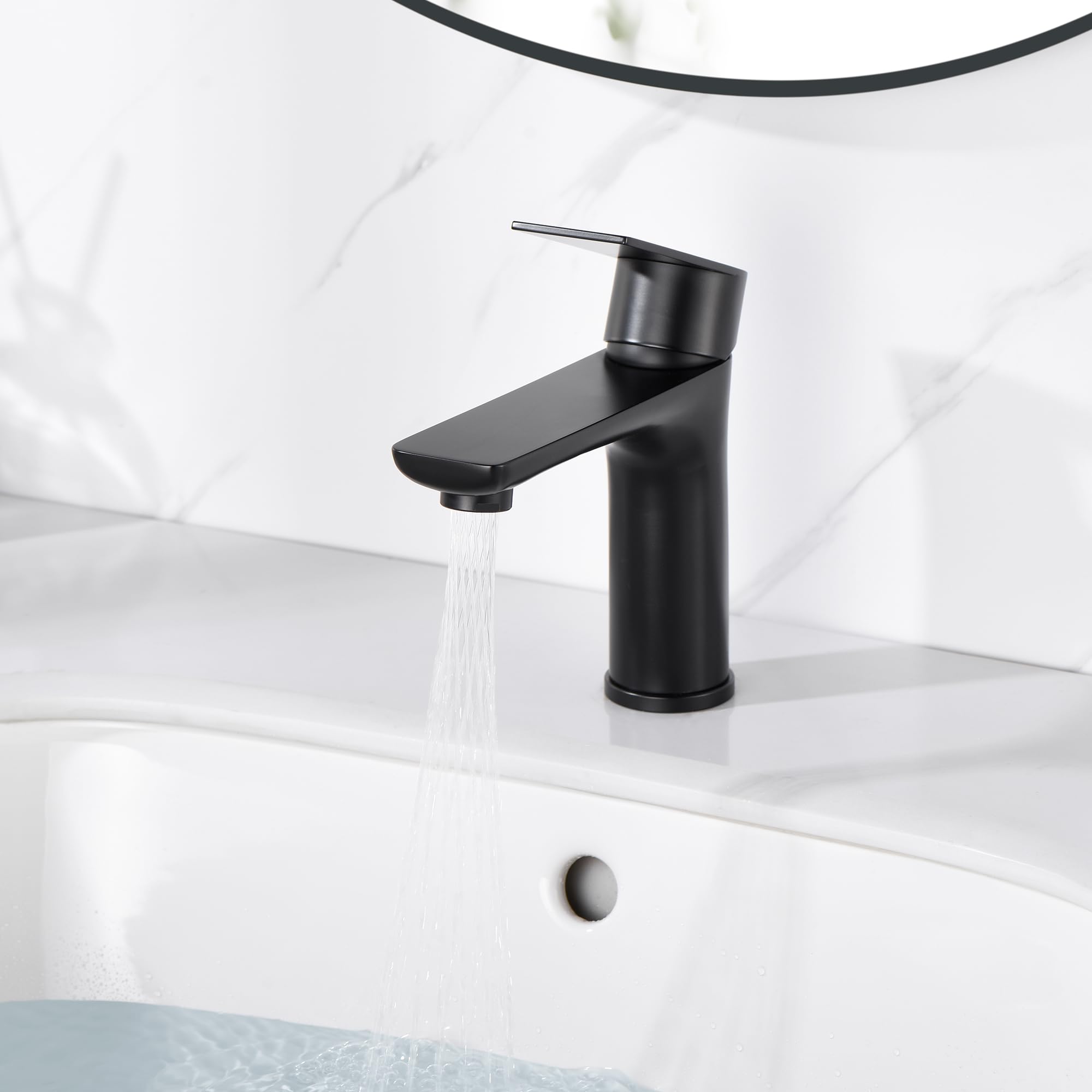 Bateria wannowa ścienna S1248DW + bateria umywalkowa łazienkowa S1425-MB