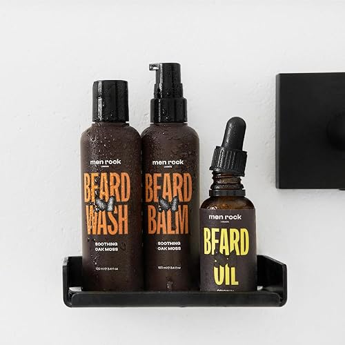 Miniatura 8 de Men Rock Bálsamo calmante para barba, perfecto como acondicionador y suavizante, acondiciona profundamente los pelos de la barba mientras hidrata la