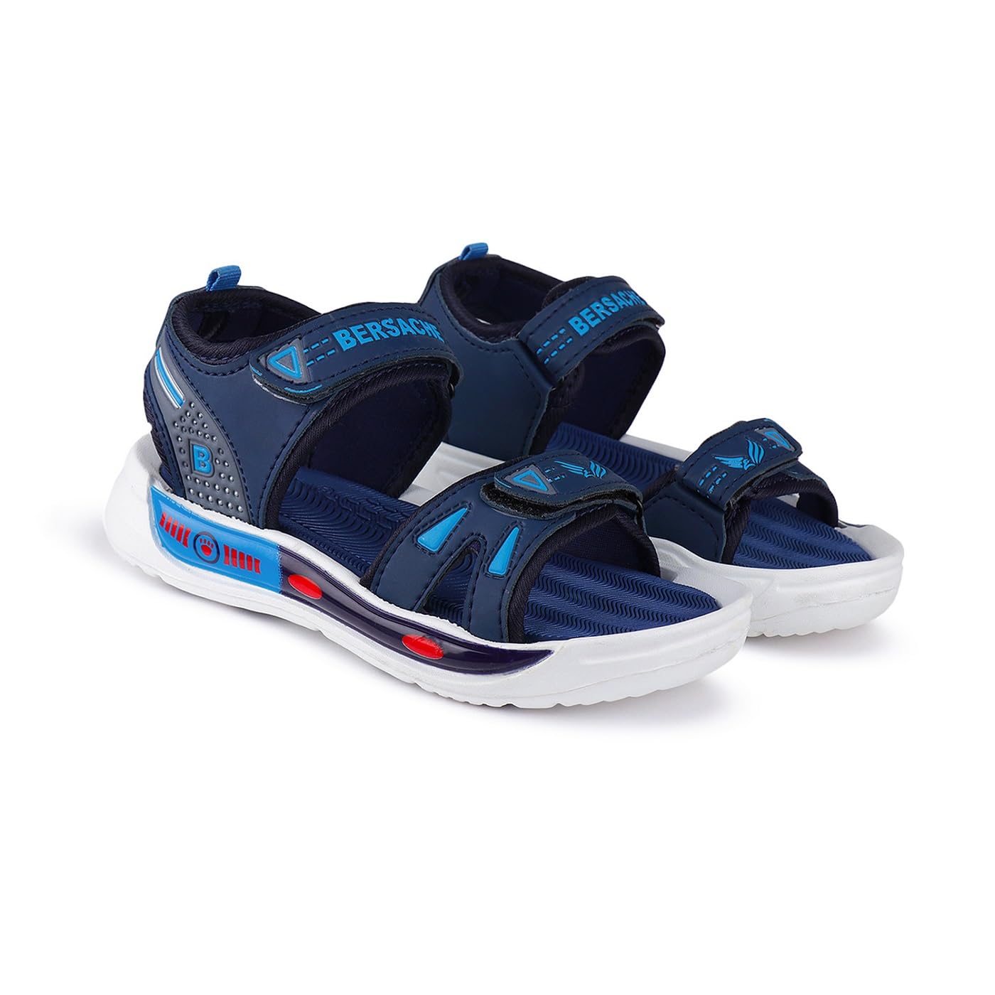 BERSACHE Lightweight Stylish Sandal with Sole for Kids (Blue) (B0D4252W8G) Amazon Price History, Amazon Price Tracker