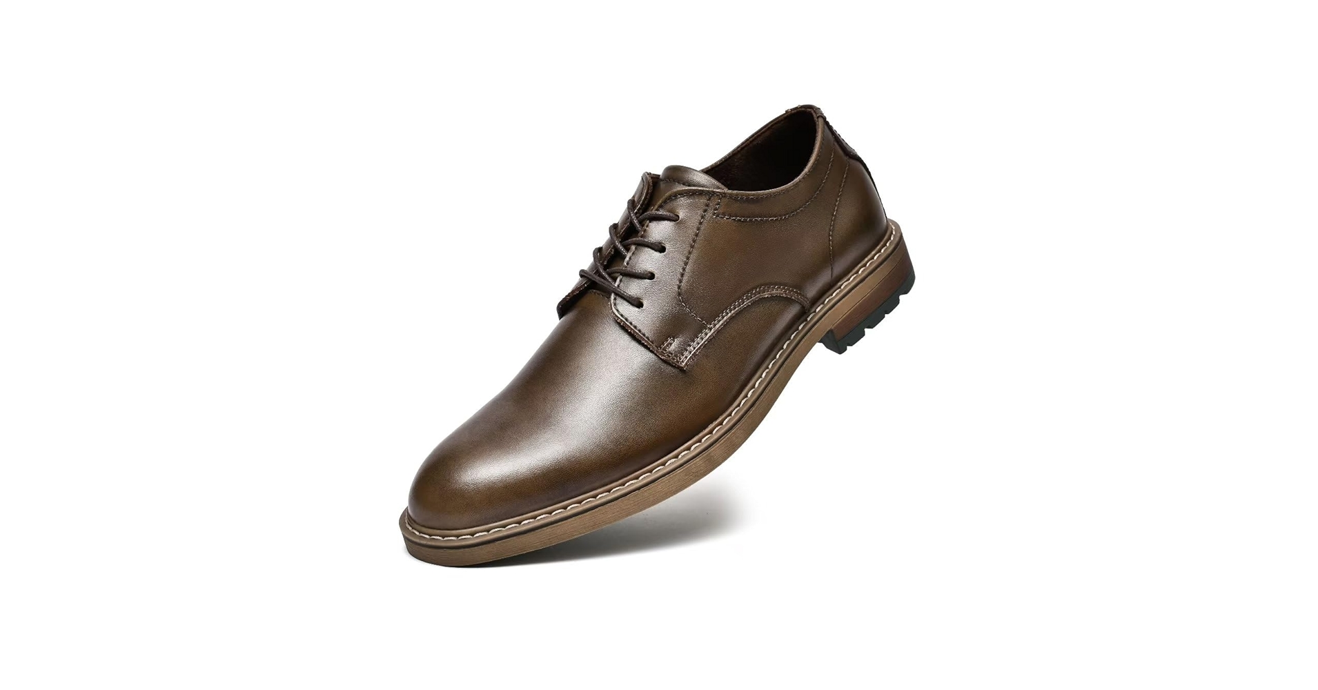 Amazon.com | Mens Dress Shoes, Lace Up Plain Toe Leather