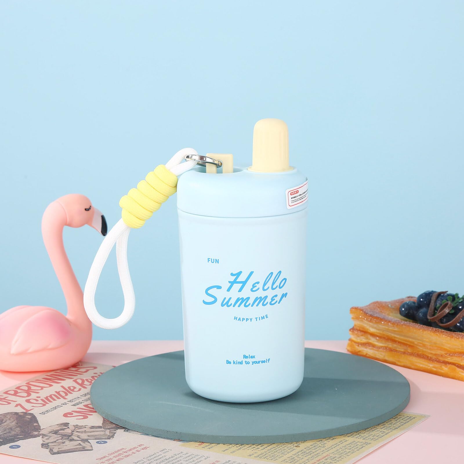 Vacuum Insulated Tumbler 400ml Stainless Steel Coffee Tumbler Bulk Drinking Cup Double Wall Leak Proof Water Bottle Travel Flask Perfect for Hot or Iced Coffee Tea Drinks - Image 4