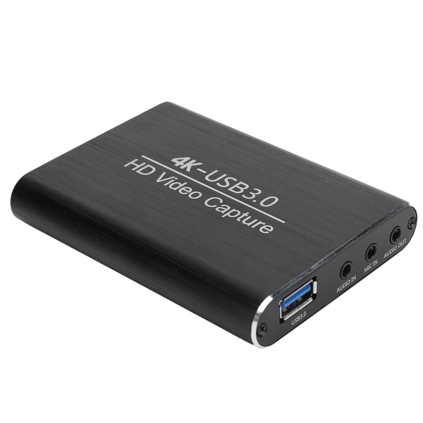 Yosoo Health Gear Tarjeta de Adquisición de Video HD Tarjeta de Adquisición de Aluminio Entrada USB 3.0 4K 60Hz Grabación 1080P Plug and Play para Transmisión OBS Captura de Video para Juegos en una