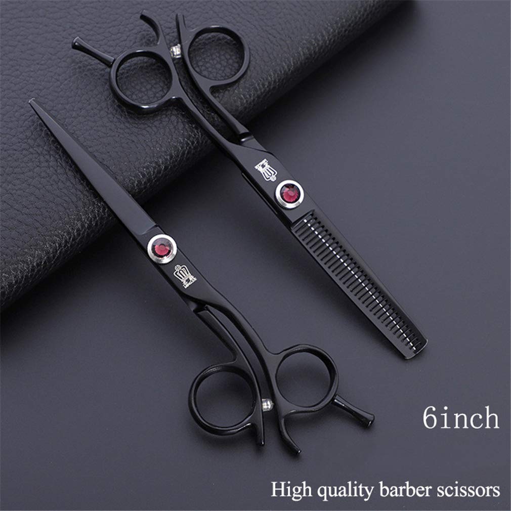Haarschneidescheren 6,0 Zoll, Professionelle Friseurscheren Set Salon 440C Edelstahl Styling-Werkzeug Mit Tasche, Für Salon, Barbier Oder Home Use