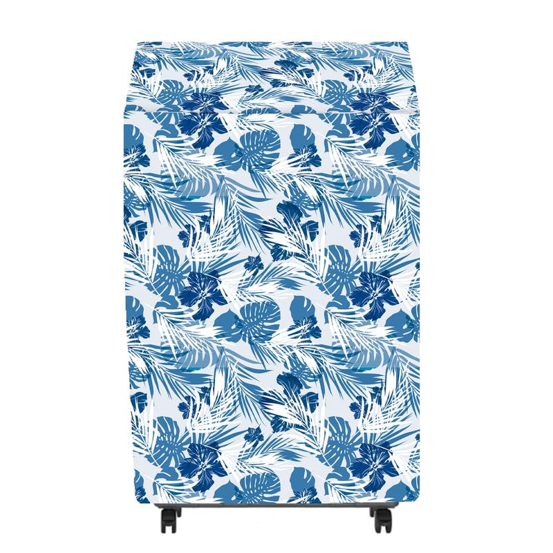 Image of Cooler Cover Compatible For Havells Koolaire 51-Litres Air Cooler Waterproof, Dustproof, Size (HxWxD) 105x74x46 Cm, White Blue.