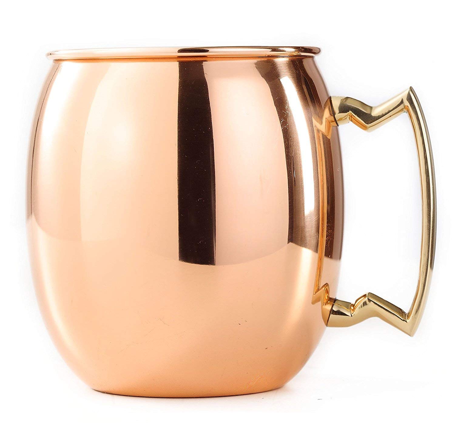 AIA Copper Beer Mug - 1 Piece, Brown, 470 ML