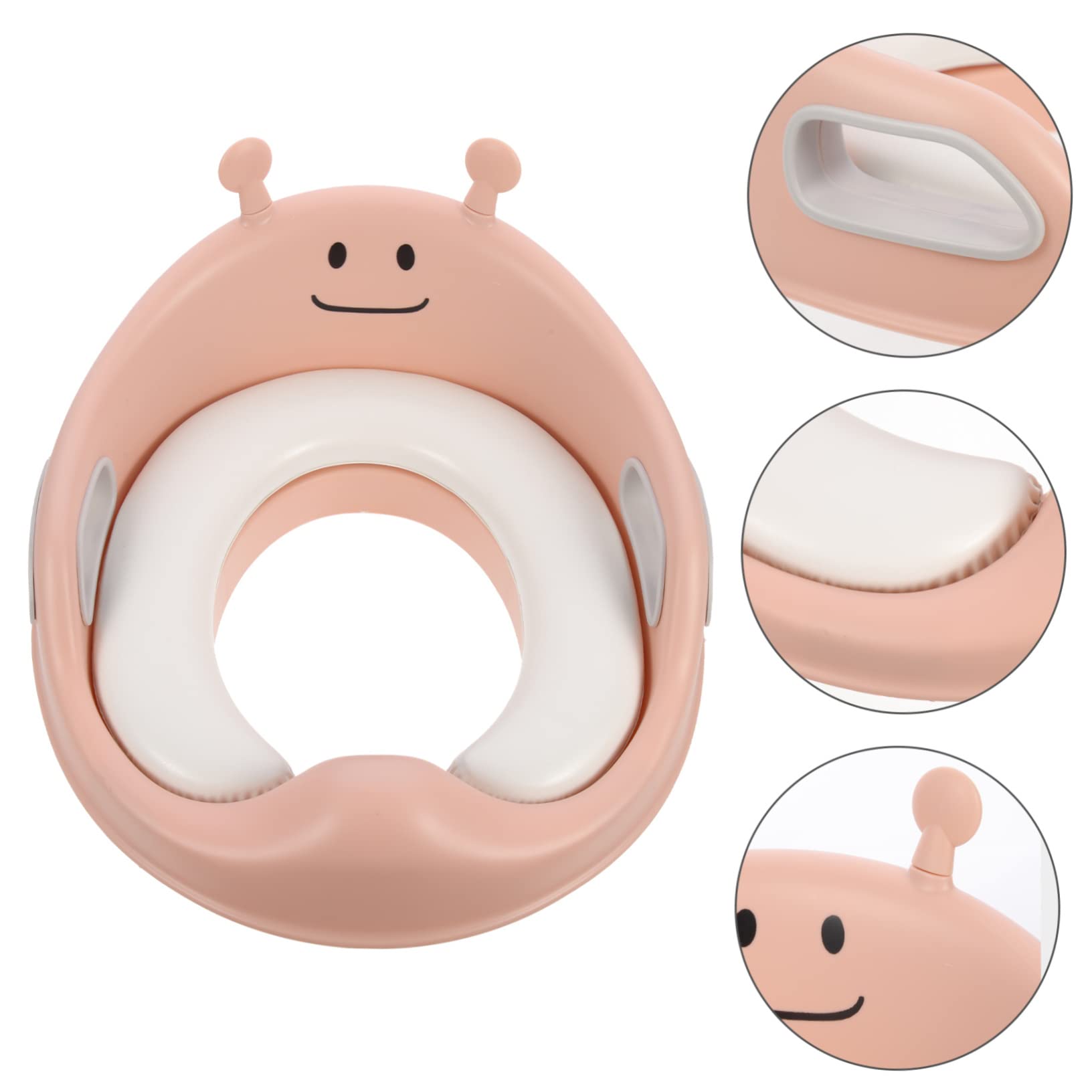 Asiento De Inodoro Ergonomico Cojín Acolchado Reductor De Wc Para Entrenamiento De Niño Niña Diseño Divertido y Para Facilitar El Aprendizaje Compatible La