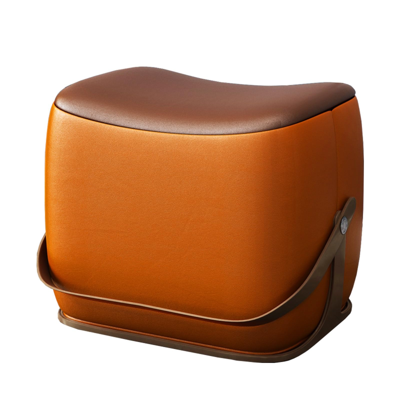 Tabouret pour canapé en Cuir Design pour Salon et Entrée Cosy