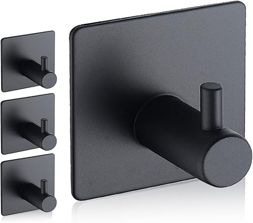 Miniatura 8 de Ganchos autoadhesivos, impermeables en los ganchos de ducha para colgar esponjas de lufa, toallas para baño, cepillo de baño, ganchos extraíbles de